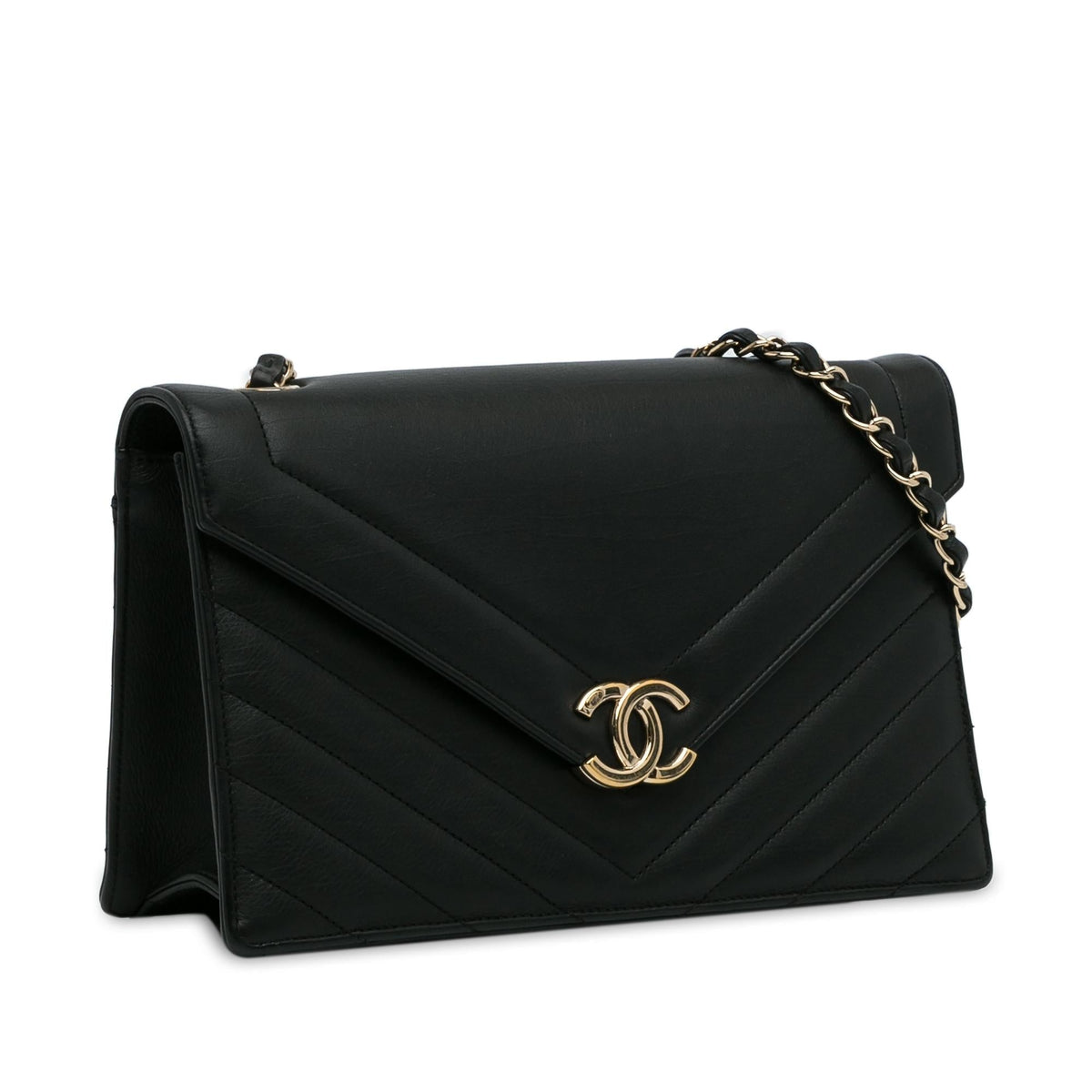 Chanel Bags Chanel Chevron Envelope Flap (-mceTlE) Premium Designer Shoulder Bag