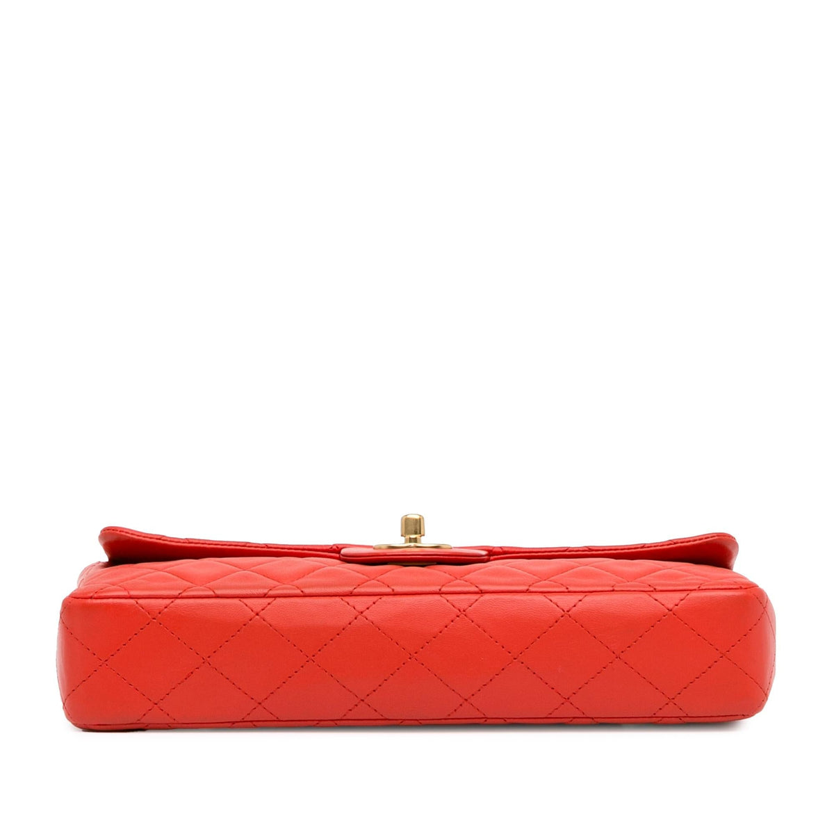 Chanel Bags Chanel Classic Lambskin East West Single Flap (-MyImCq) Luxury Designer Leather Handbag