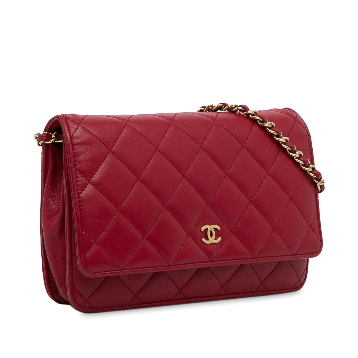 Chanel Wallets? Chanel Classic Lambskin Wallet on Chain (-WqFH4J) Elegant Everyday Leather Wallet