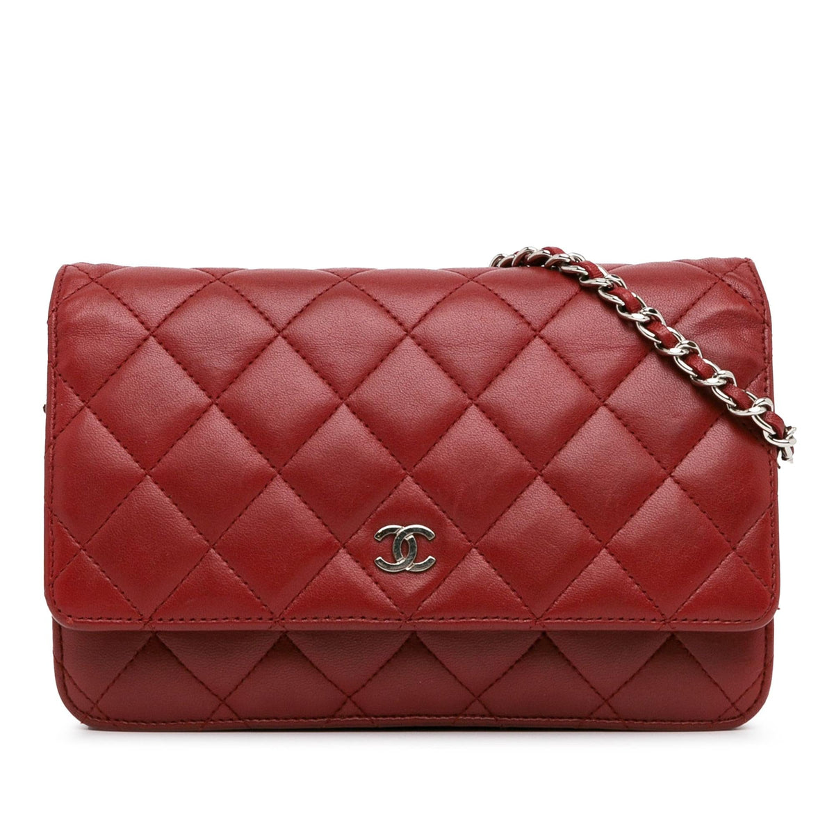 Chanel Wallets? Chanel Classic Lambskin Wallet on Chain (-QiIFM3) Compact Luxury Card Wallet
