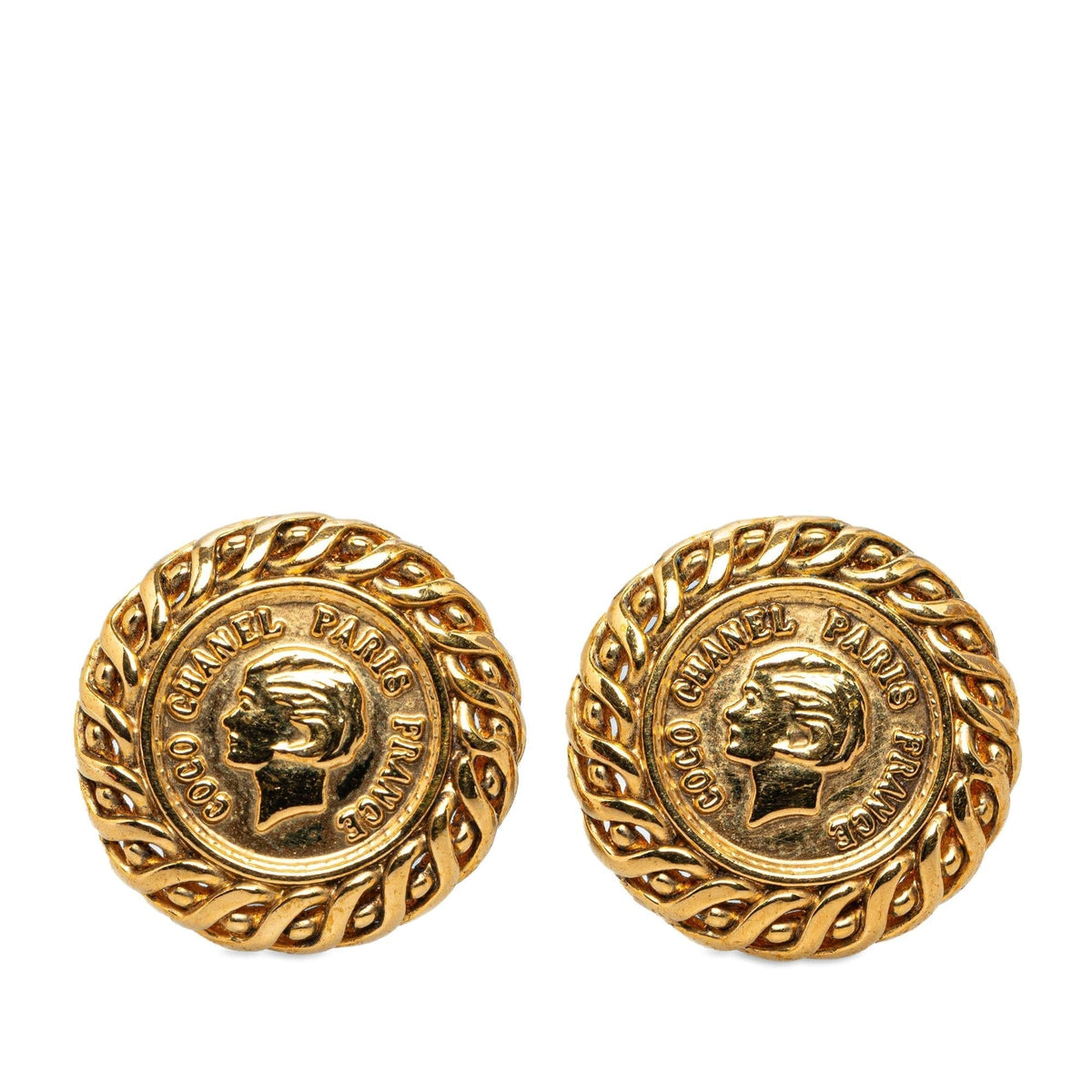 Chanel Jewellery? Chanel Coco Clip-On Earrings (-5JHIBL) Luxury Designer Statement Jewellery