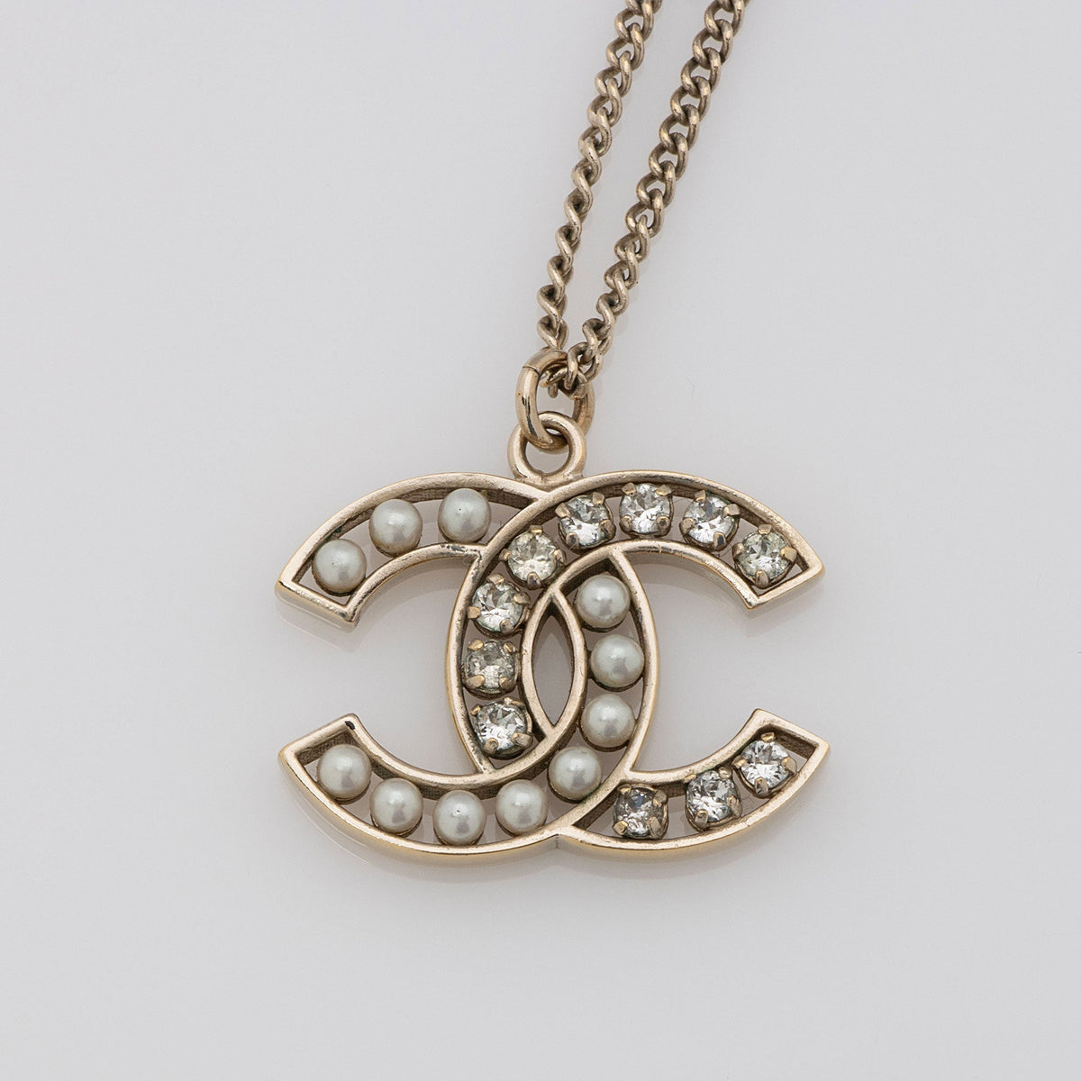Chanel Jewellery? Chanel Crystal Pearl Necklace (-RxHf2H) Luxury Designer Statement Jewellery