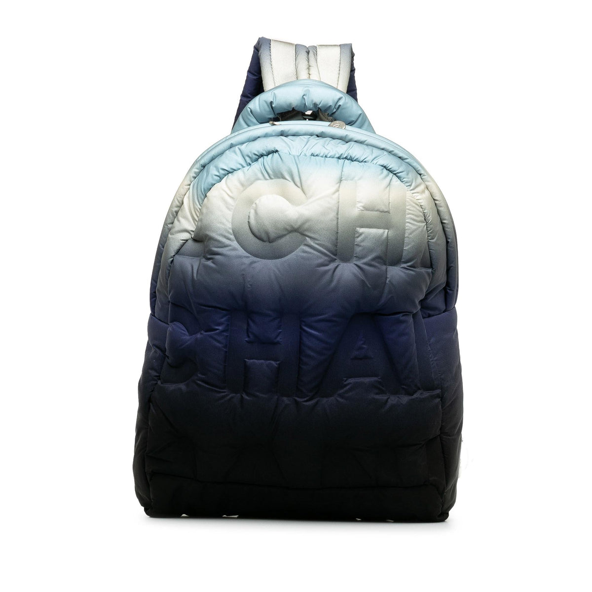Chanel Bags Chanel Embossed Nylon Doudoune Backpack (-uuLrok) Elegant Everyday Designer Handbag