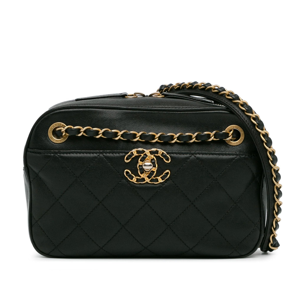 Chanel Bags Chanel Goatskin 19 Camera Case (-yHuBpW) Luxury Designer Leather Handbag