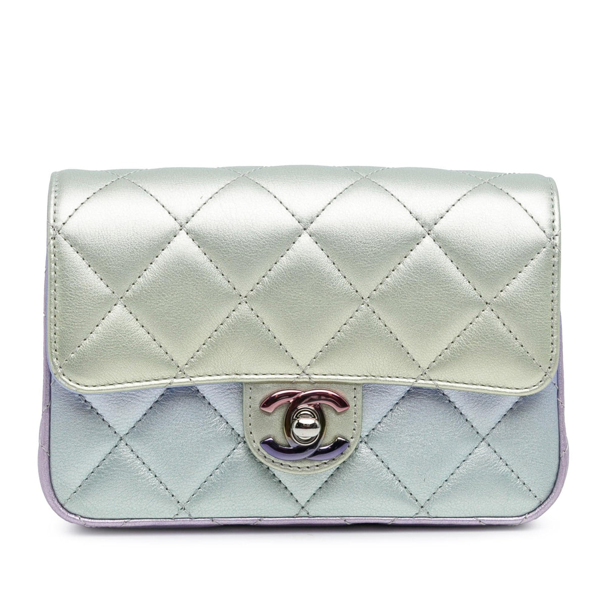 Chanel Bags? Chanel Iridescent Lambskin Wristlet Clutch Bag (-OsxRyI) Premium Designer Shoulder Bag