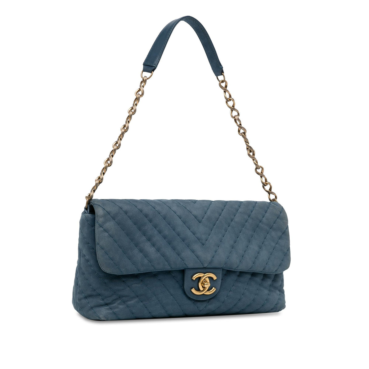 Chanel Bags? Chanel Jumbo Chevron Iridescent Surpique Flap (-w8I8Ii) Elegant Everyday Designer Handbag