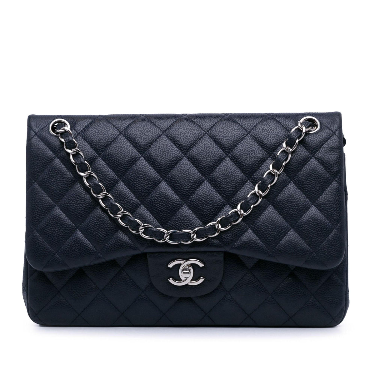 Chanel Bags? Chanel Jumbo Classic Caviar Double Flap (-hrCED5) Luxury Designer Leather Handbag