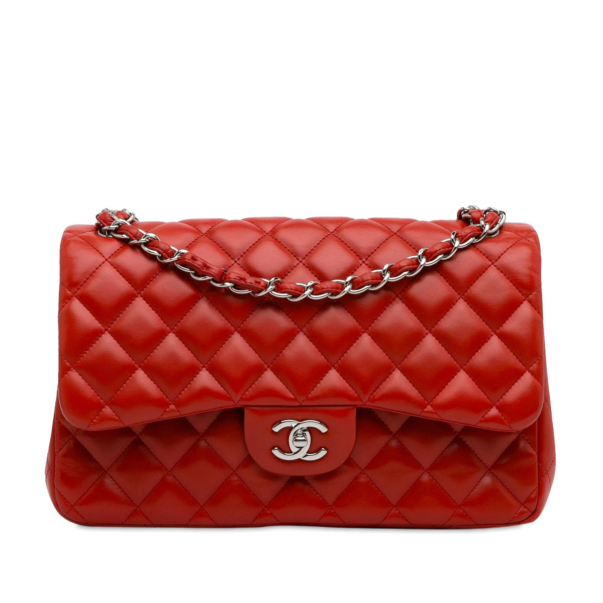 Chanel Bags? Chanel Jumbo Classic Lambskin Double Flap (-Y3xCAz) Luxury Designer Leather Handbag