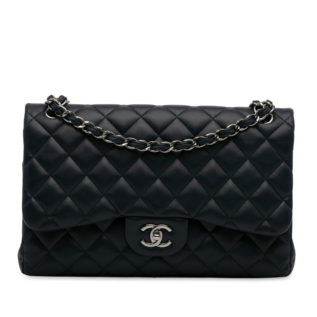 Chanel Bags? Chanel Jumbo Classic Lambskin Double Flap (-6ybnBt) Premium Designer Shoulder Bag