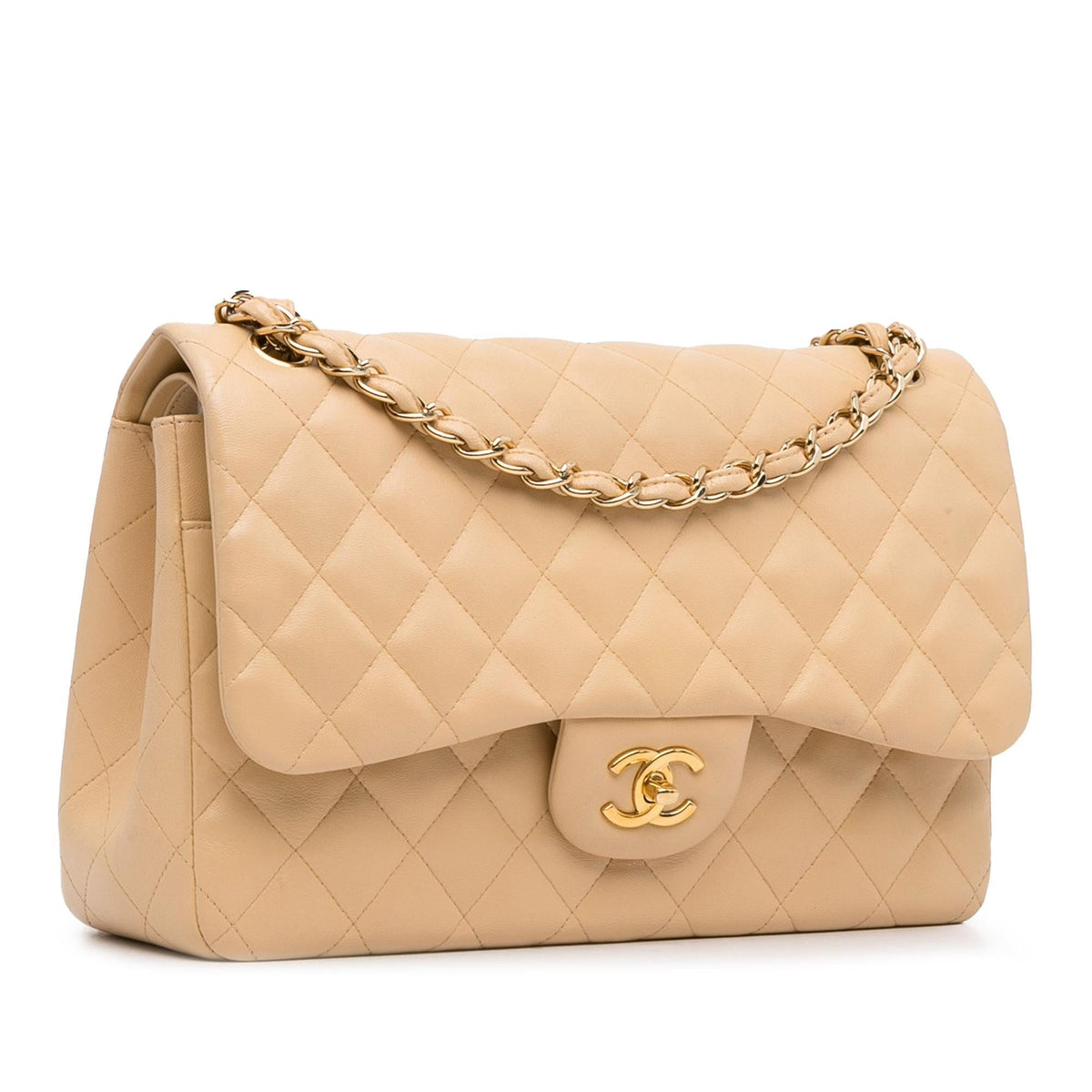Chanel Bags? Chanel Jumbo Classic Lambskin Double Flap (-NG9ZlD) Luxury Designer Leather Handbag