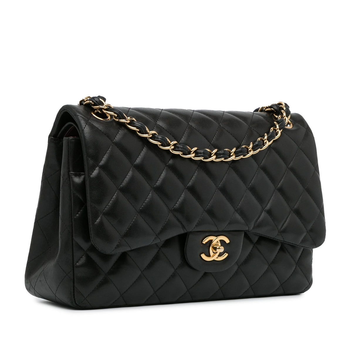 Chanel Bags? Chanel Jumbo Classic Lambskin Double Flap (-yj9hwp) Luxury Designer Leather Handbag