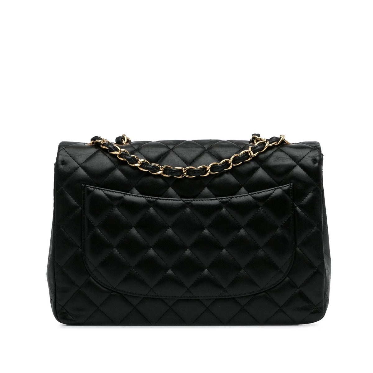 Chanel Bags? Chanel Jumbo Classic Lambskin Single Flap Bag (-9yqInb) Elegant Everyday Designer Handbag