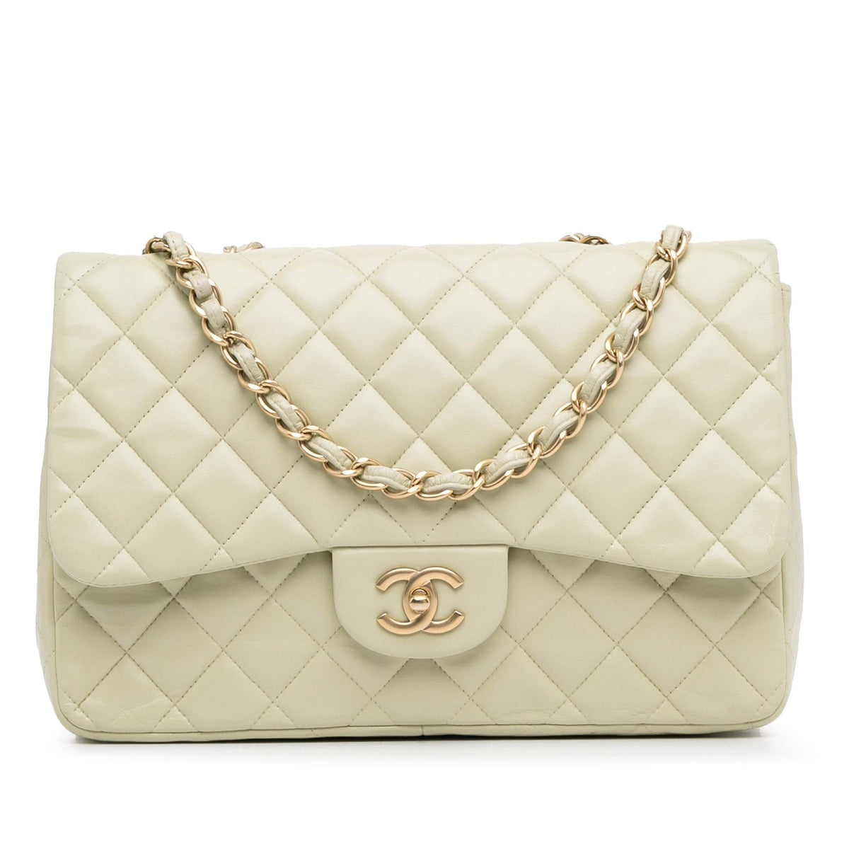 Chanel Bags? Chanel Jumbo Classic Lambskin Single Flap (-RAwy5g) Luxury Designer Leather Handbag