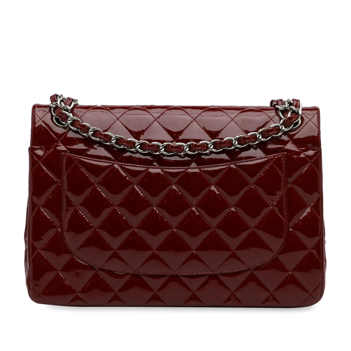 Chanel Bags? Chanel Jumbo Classic Patent Double Flap (-xpIJe0) Luxury Designer Leather Handbag