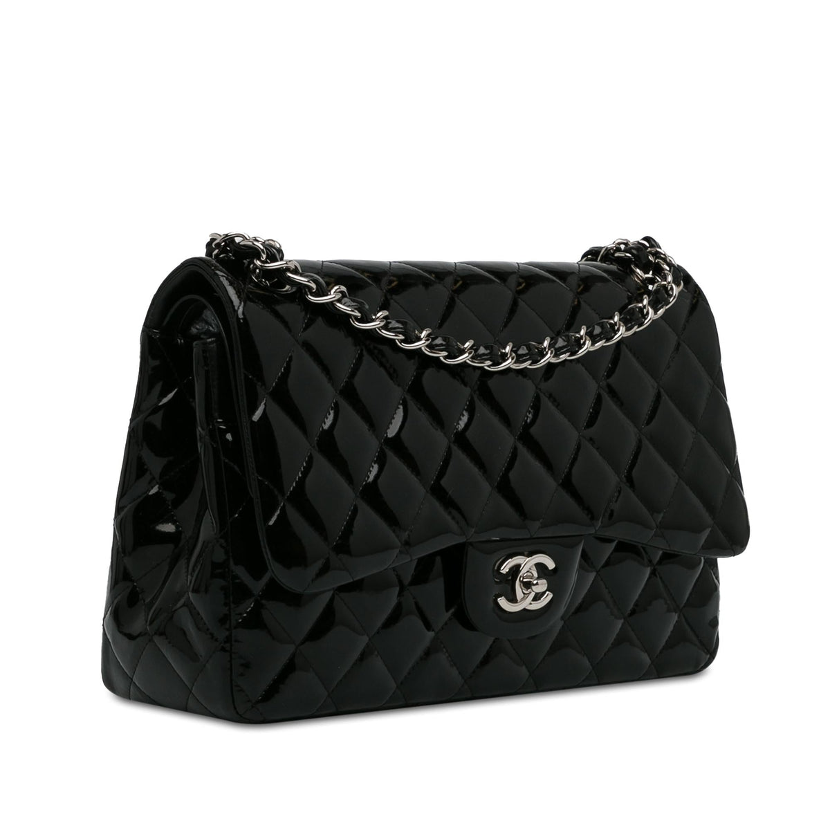 Chanel Bags? Chanel Jumbo Classic Patent Double Flap (-JL2ojZ) Elegant Everyday Designer Handbag