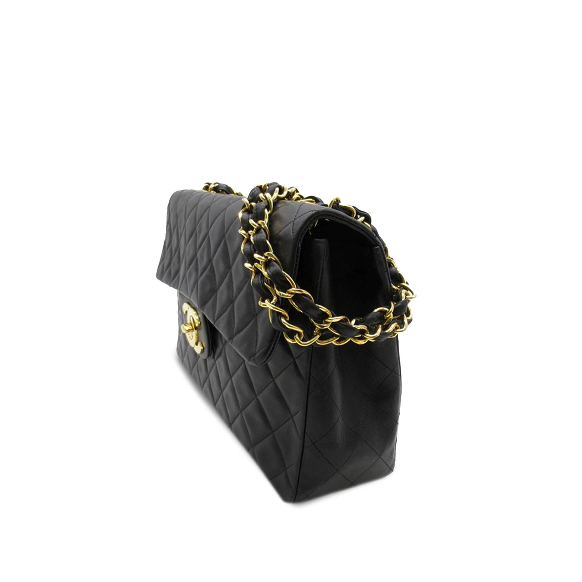 Chanel Bags? Chanel Jumbo XL Classic Lambskin Maxi Single Flap (-yE27Fd) Premium Designer Shoulder Bag