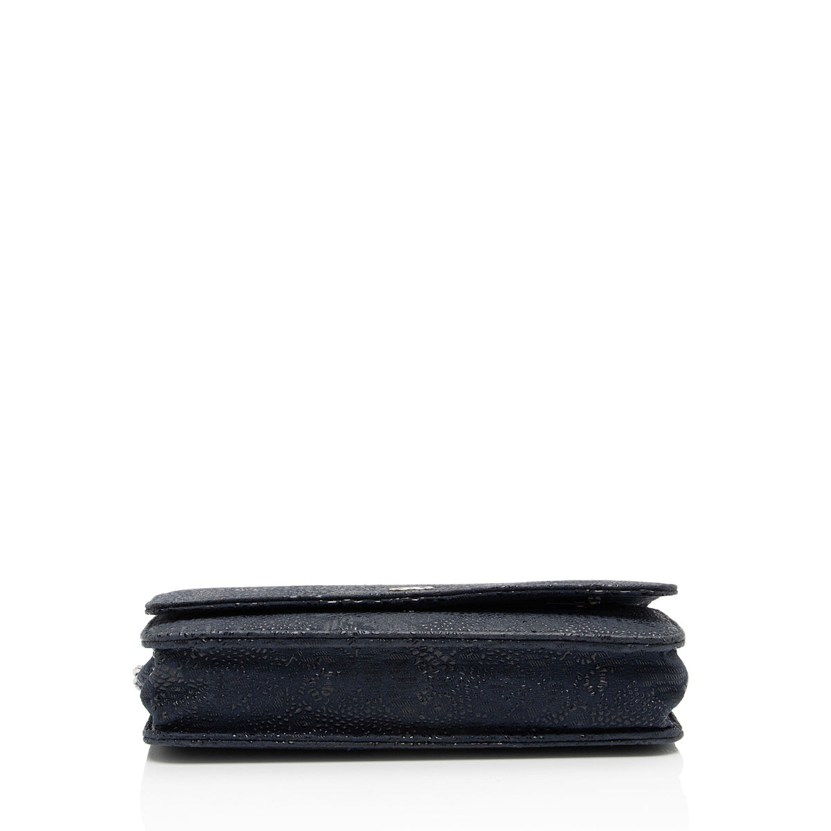 Chanel Wallets? Chanel Lace Embossed Goatskin Classic Wallet on Chain (-ZHPm4Q) Elegant Everyday Leather Wallet