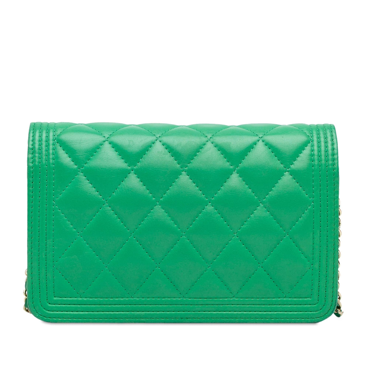 Chanel Wallets? Chanel Lambskin Boy Wallet On Chain (-UIsk0U) Compact Luxury Card Wallet