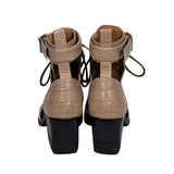 Zelvantoria5 elegant leather Ankle Boot interior detail