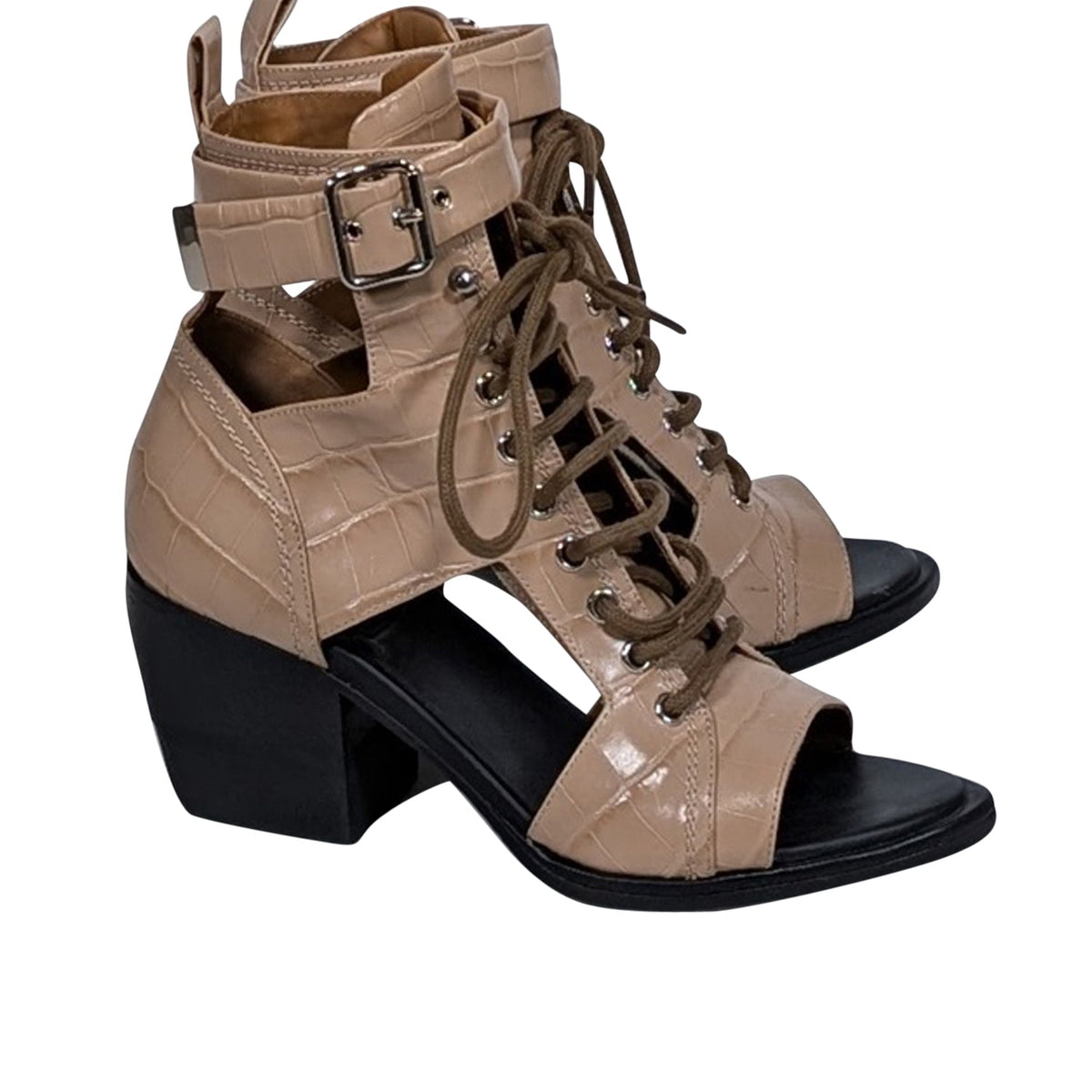 Chloe women's boot Beige luxury designer leather
