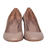 Belvarantine elegant leather Pump Heel side view