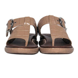 Volvantix elegant leather Sandal back view