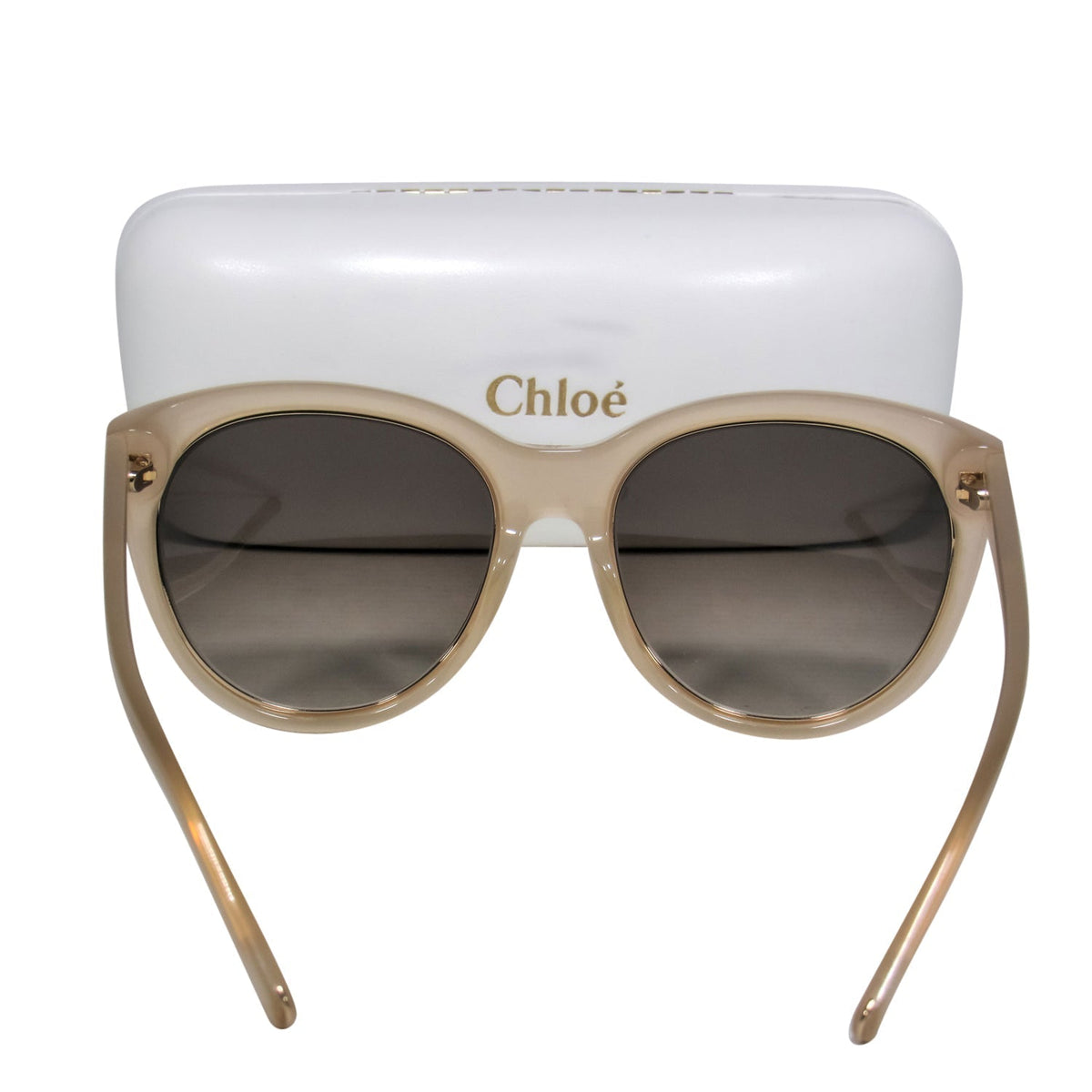 Crisvalor elegant leather Sunglasses back view