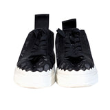 Salvantine elegant leather Sneaker side view
