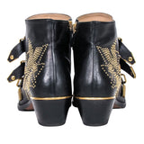 Chloe designer boot leather closeup detail