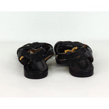 Chloe designer sandal leather closeup detail