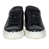 Side view of Chloe sneaker Black premium designer bag