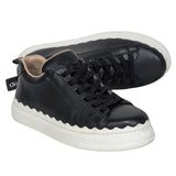 Chloe women's sneaker Black luxury designer leather