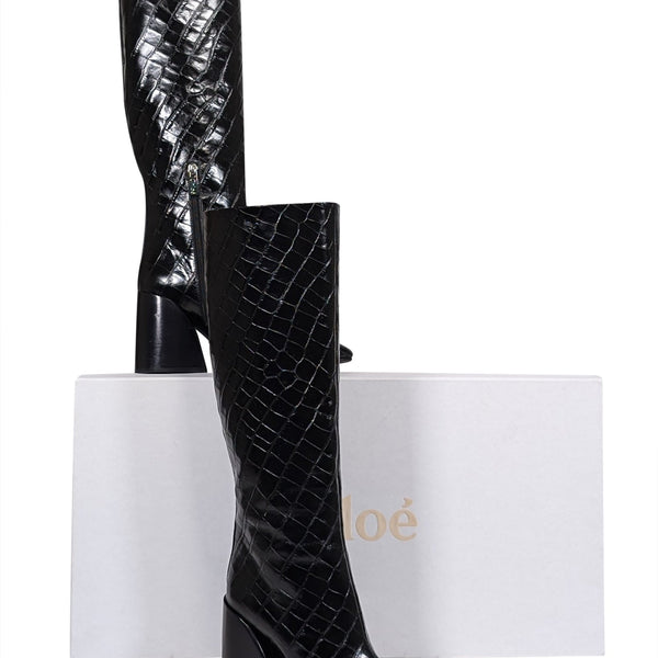 Auremantinia elegant leather Tall Boot