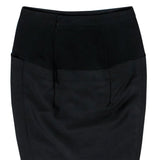 Dorventix elegant leather Skirt side view