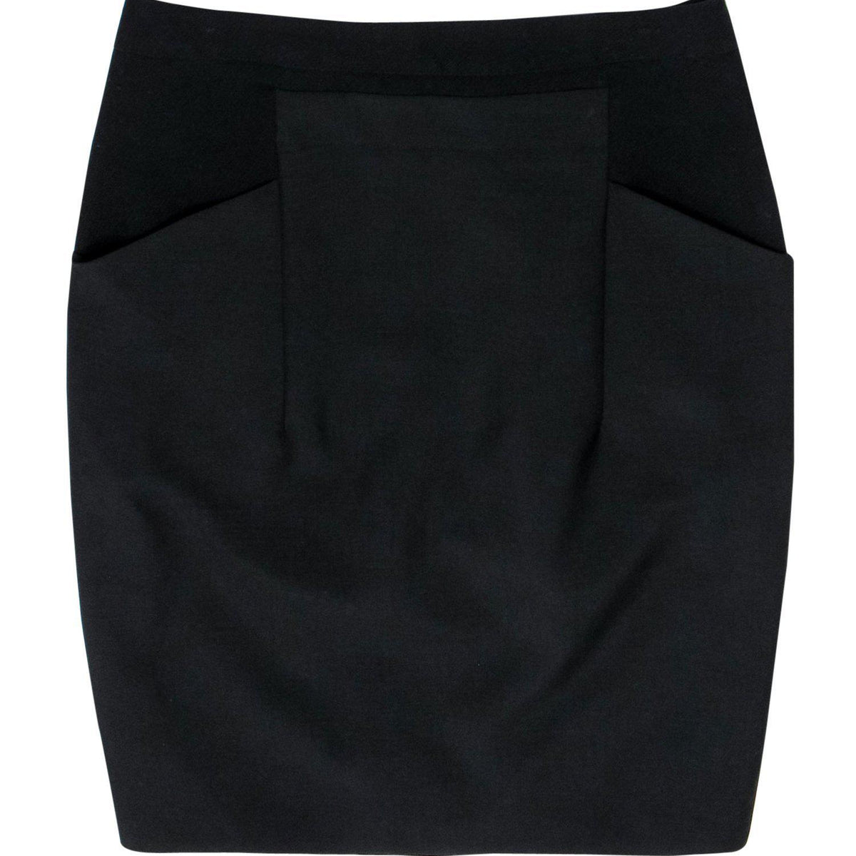 Chloe women's skirt Black luxury designer leather