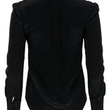 Crisvaloria elegant leather Top back view