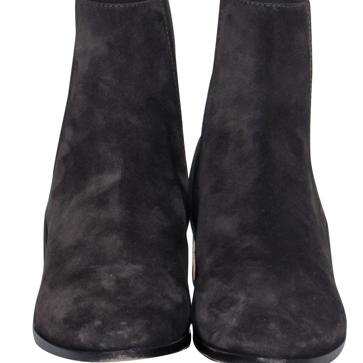 Side view of Chloe boot Black premium designer bag