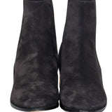Side view of Chloe boot Black premium designer bag