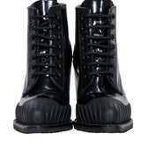 Side view of Chloe boot Black premium designer bag