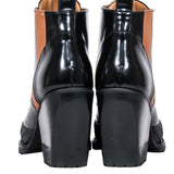 Velventoria elegant leather Ankle Boot interior detail