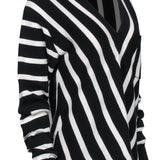 Morvantine4 elegant leather Sweater side view