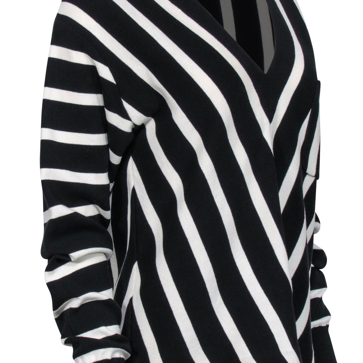 Side view of Chloe sweater Black premium designer bag
