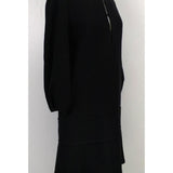 Side view of Chloe dress Black premium designer bag