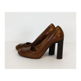 Olvantis elegant leather Pump Heel back view