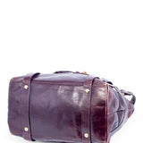 Side view of Chloe handbag Brown premium designer bag