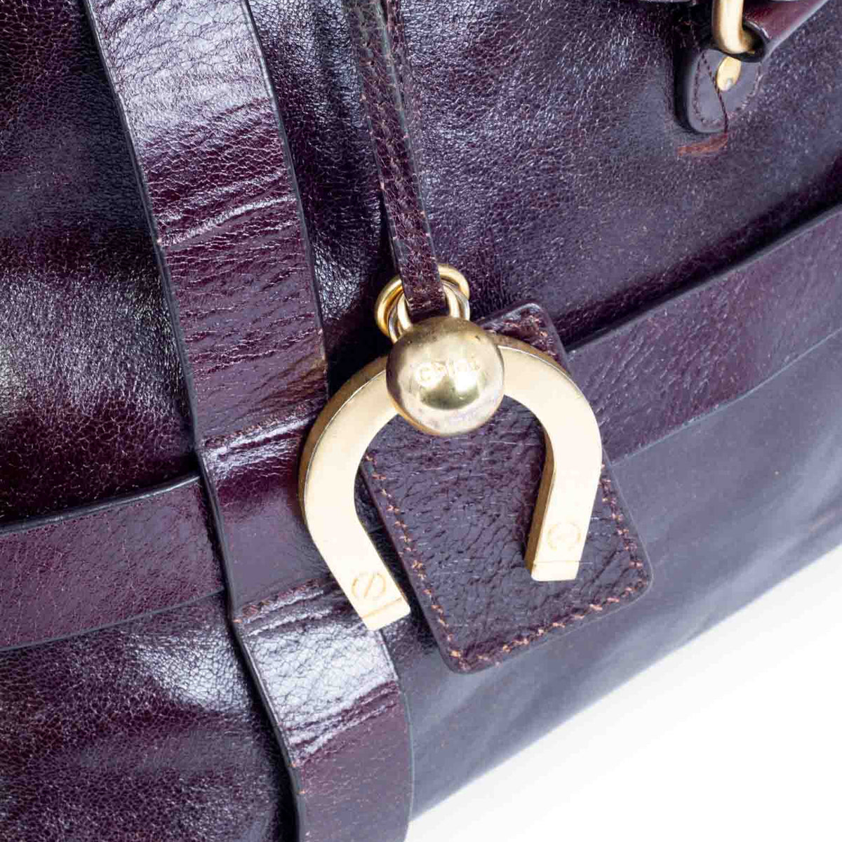 Corvantine elegant leather Handbag back view
