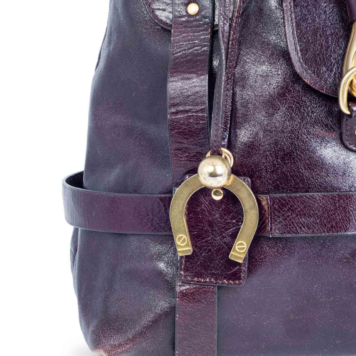 Corvantine elegant leather Handbag top view