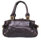 Chloe authentic luxury handbag Brown leather craftsmanship