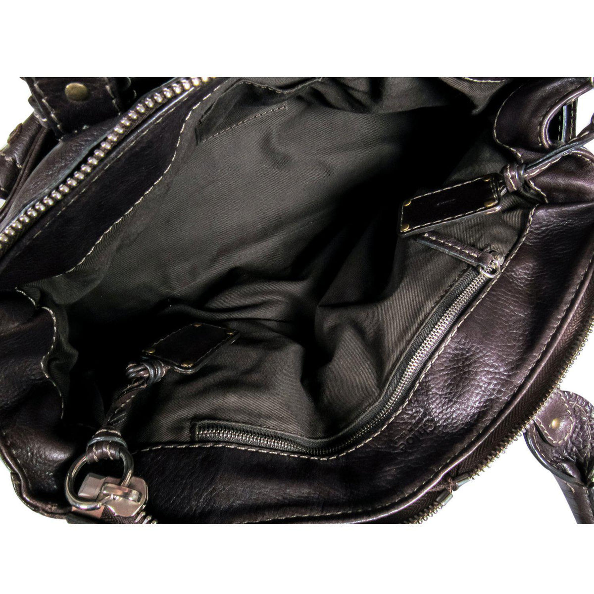 Zolvantix elegant leather Handbag close-up detail
