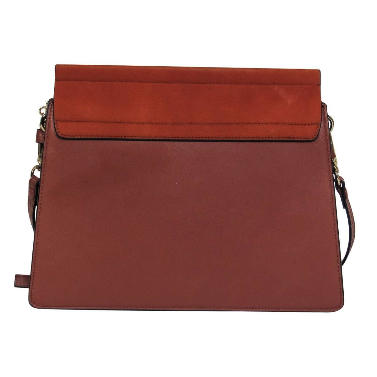 Chloe authentic luxury shoulder bag Brown leather craftsmanship